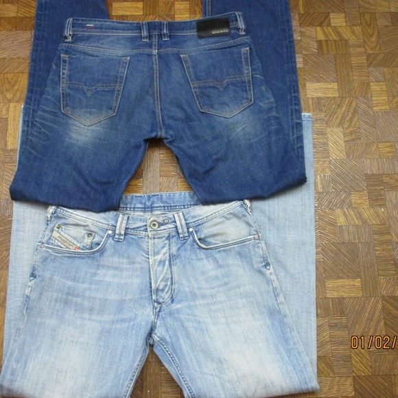 Diesel Other - Lot OF 2 Diesel Industries Viker Yarik Jeans 32